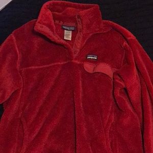 Patagonia Women’s Size Large Red Re-Tool Snap T